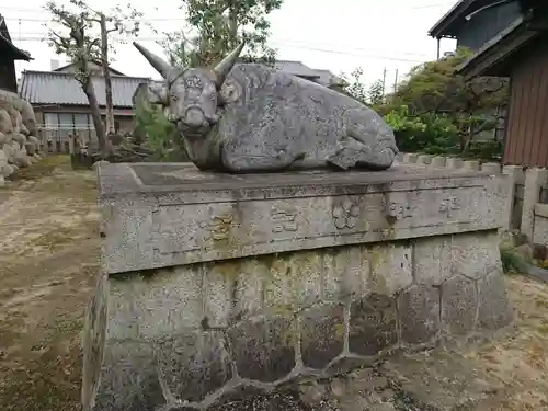 天満宮の像