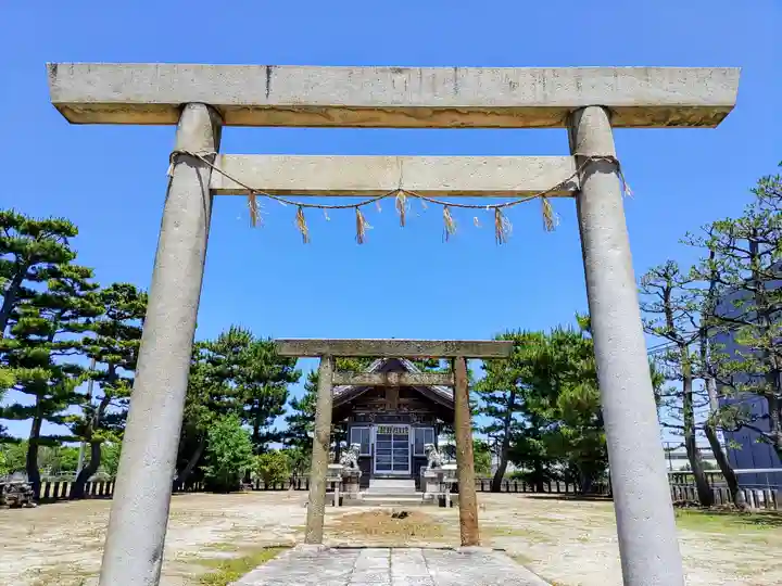 神明社(寛延)の鳥居