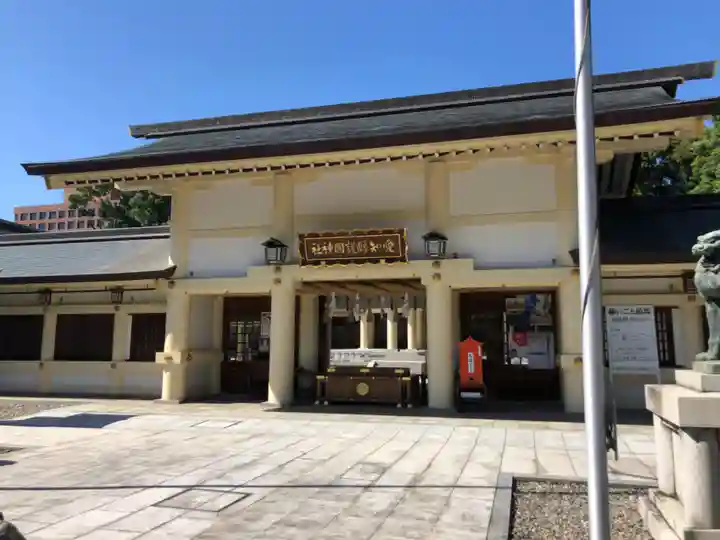 愛知縣護國神社の本殿・本堂