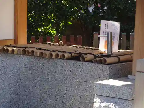 蒲田八幡神社の手水舎