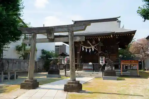 白山神社の鳥居