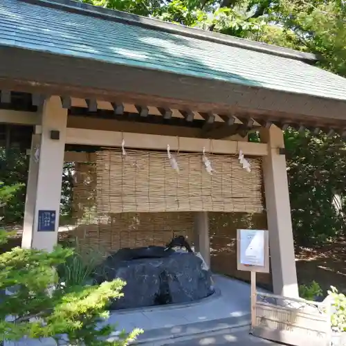 厚別神社の手水舎