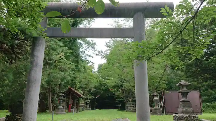 幾春別神社の鳥居