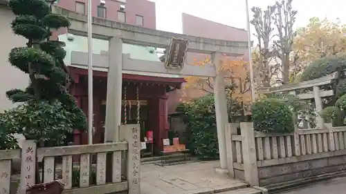 笠間稲荷神社 東京別社の鳥居