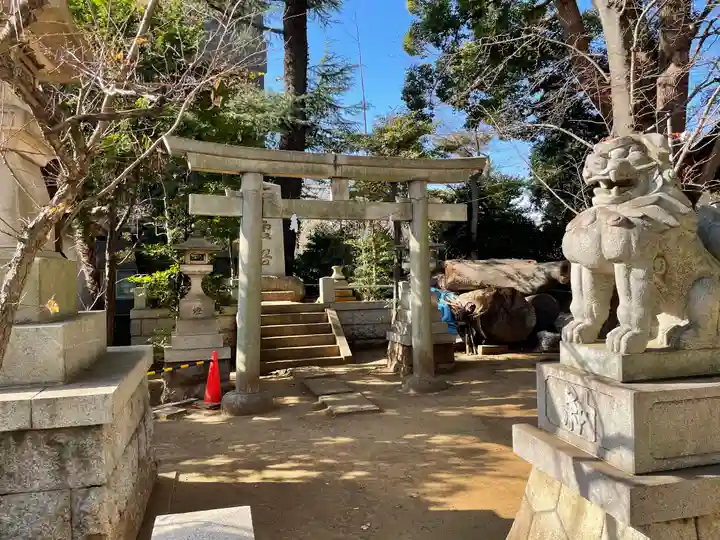 玉川神社の鳥居