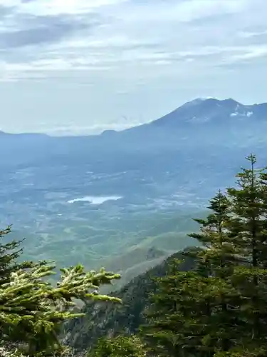 山家神社奥宮の景色