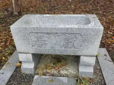 中小屋神社の手水舎