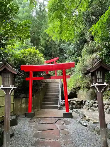 武州柿生琴平神社の鳥居