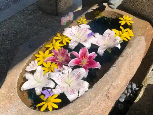水堂須佐男神社の手水舎