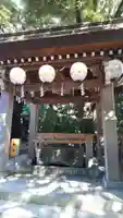 検見川神社の手水舎