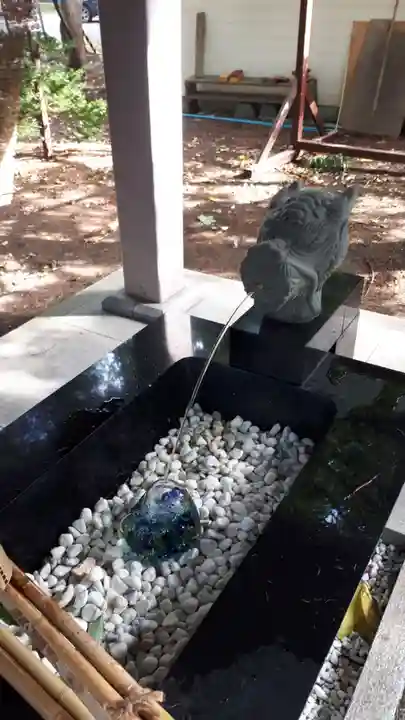 大谷地神社の手水舎