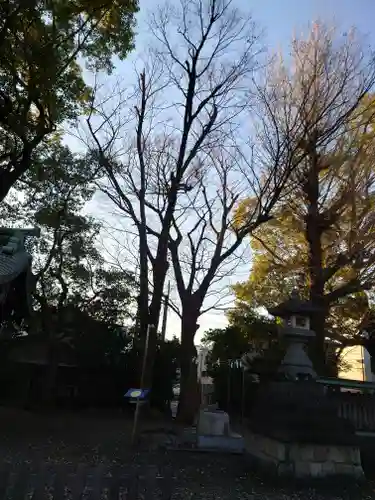 溝旗神社（肇國神社）の庭園