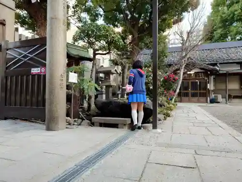 難波八阪神社の手水舎