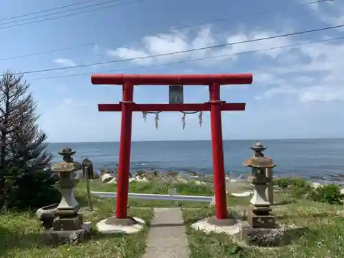 駒ヶ崎神社の鳥居