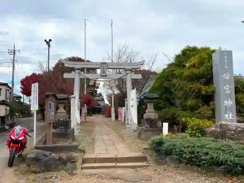 姫宮神社の鳥居