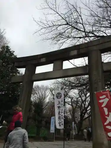 上野東照宮の鳥居