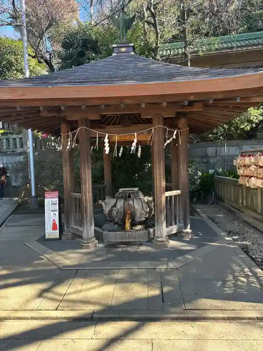 五條天神社の手水舎