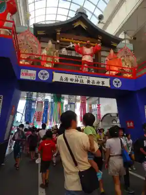 真清田神社の周辺