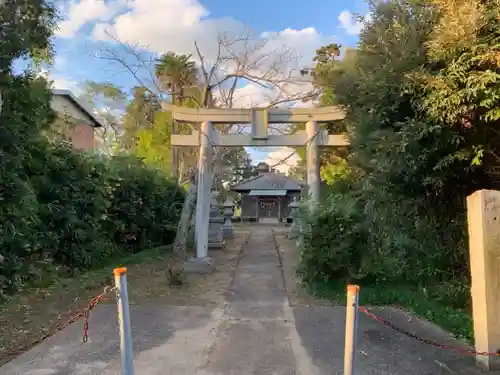 白山神社の鳥居