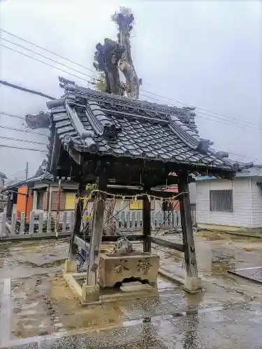 河原神社の手水舎