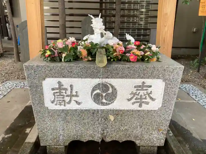 田無神社の手水舎
