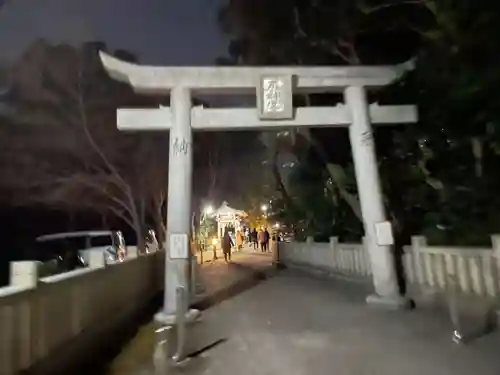 多井畑厄除八幡宮の鳥居