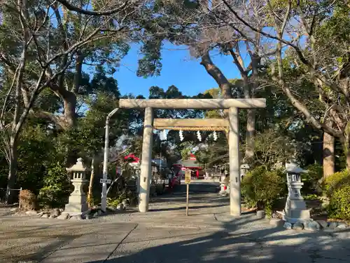 米之宮浅間神社の鳥居