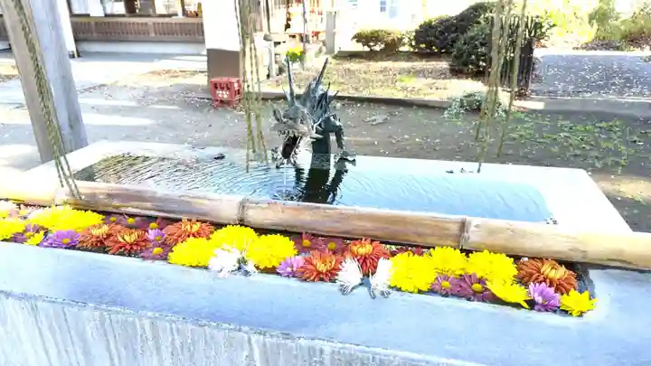 (下館)羽黒神社の手水舎