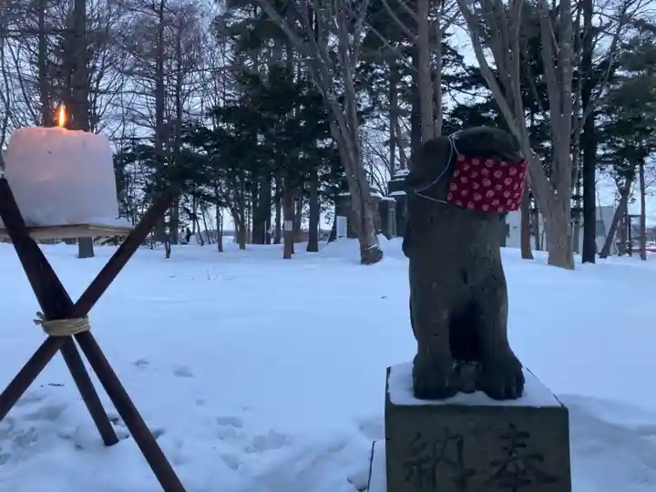 北広島市総鎮守 廣島神社の狛犬