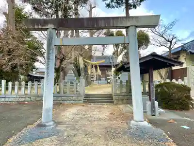 小島八劔神社の鳥居
