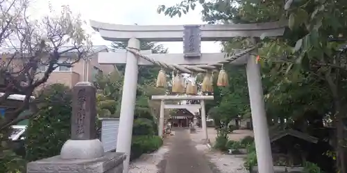 上青木氷川神社の鳥居