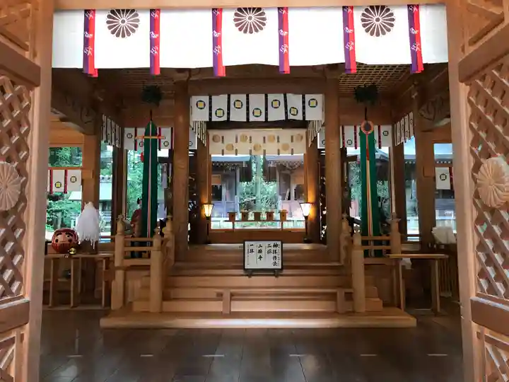 穂高神社本宮の本殿・本堂