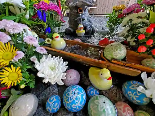 滑川神社 - 仕事と子どもの守り神の手水舎