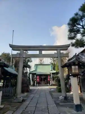 高円寺天祖神社の鳥居