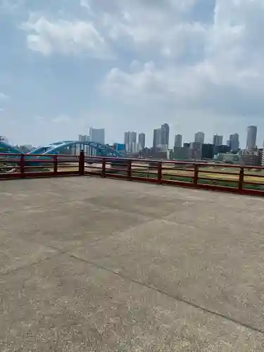 多摩川浅間神社の景色