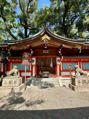 杭全神社の本殿・本堂