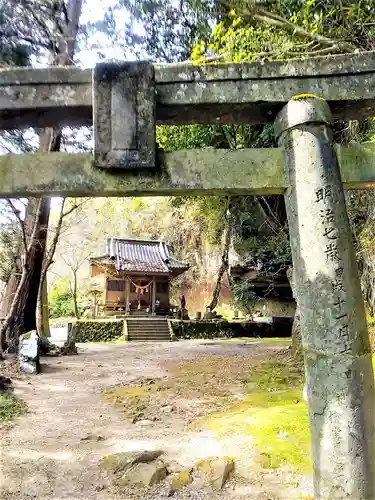 八女津媛神社の鳥居