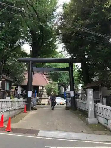 高円寺氷川神社の鳥居