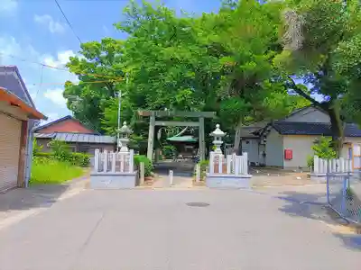 神明社(小沢)の鳥居