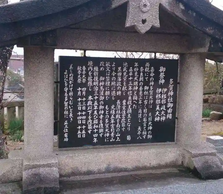 多賀神社の歴史