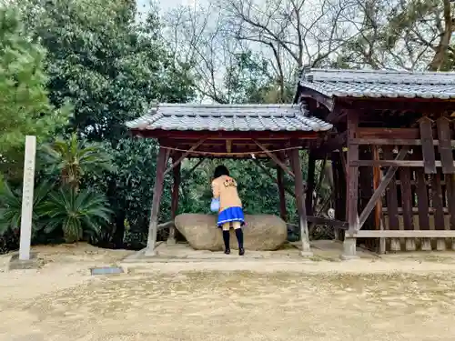 勝岡八幡神社の手水舎