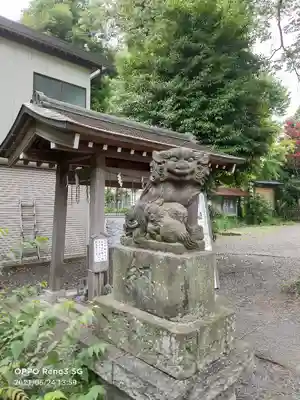青渭神社の狛犬