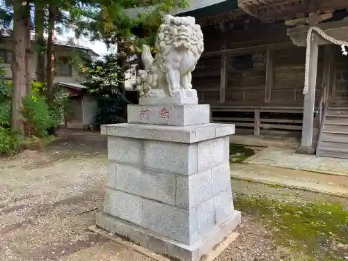 鶴岡天満宮の狛犬