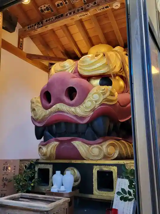 波除神社(波除稲荷神社)の狛犬