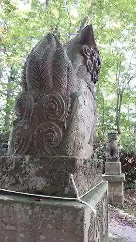 定山渓神社の狛犬