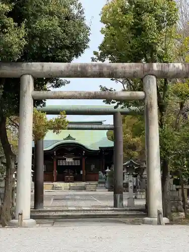 溝旗神社（肇國神社）の鳥居