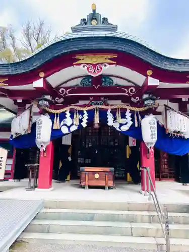 開口神社の本殿