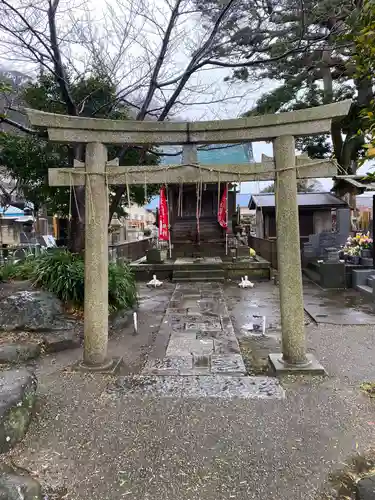 光明寺の鳥居