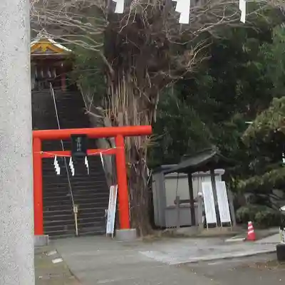 雷神社の鳥居