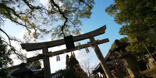 新熊野神社の鳥居